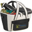 Picnic Basket Style Cooler for 24 Cans Transfer - Khaki - Front