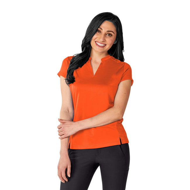 Piedmont Stand Collar Polo for Women Transfer