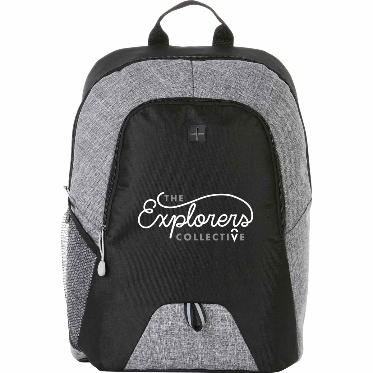 Pier Laptop Backpack with Earbud Port, 15 Inch - Graphite - Front