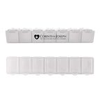 Pill Container for Seven Days - Clear - Silk Screen
