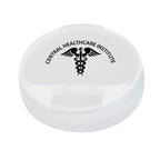 Pill Holder, Round - Clear - Pad Print