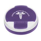 Pill Holder, Round - Purple - Pad Print