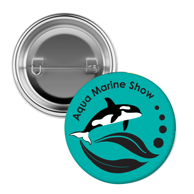 Pin Back Button in Full Color, 2.25 Inch