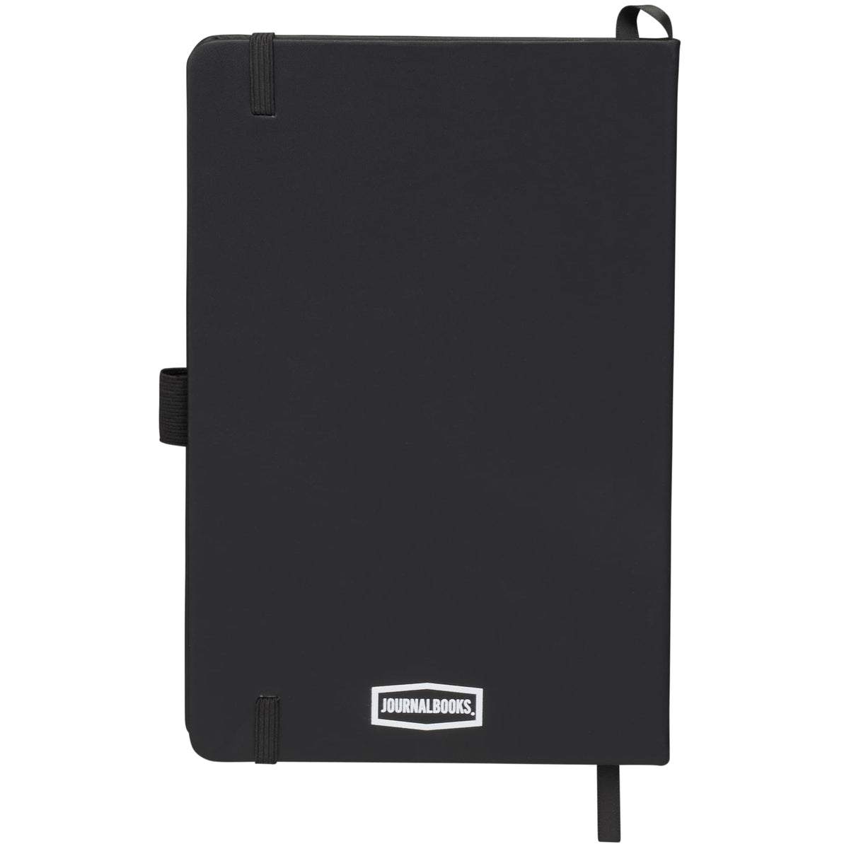 Pineapple Leather Journal, 5.5 x 8.5 Inches - Black - Back