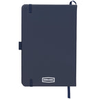 Pineapple Leather Journal, 5.5 x 8.5 Inches - Navy - Back