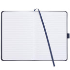 Pineapple Leather Journal, 5.5 x 8.5 Inches - Navy - Front 2