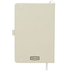 Pineapple Leather Journal, 5.5 x 8.5 Inches - Tan - Back
