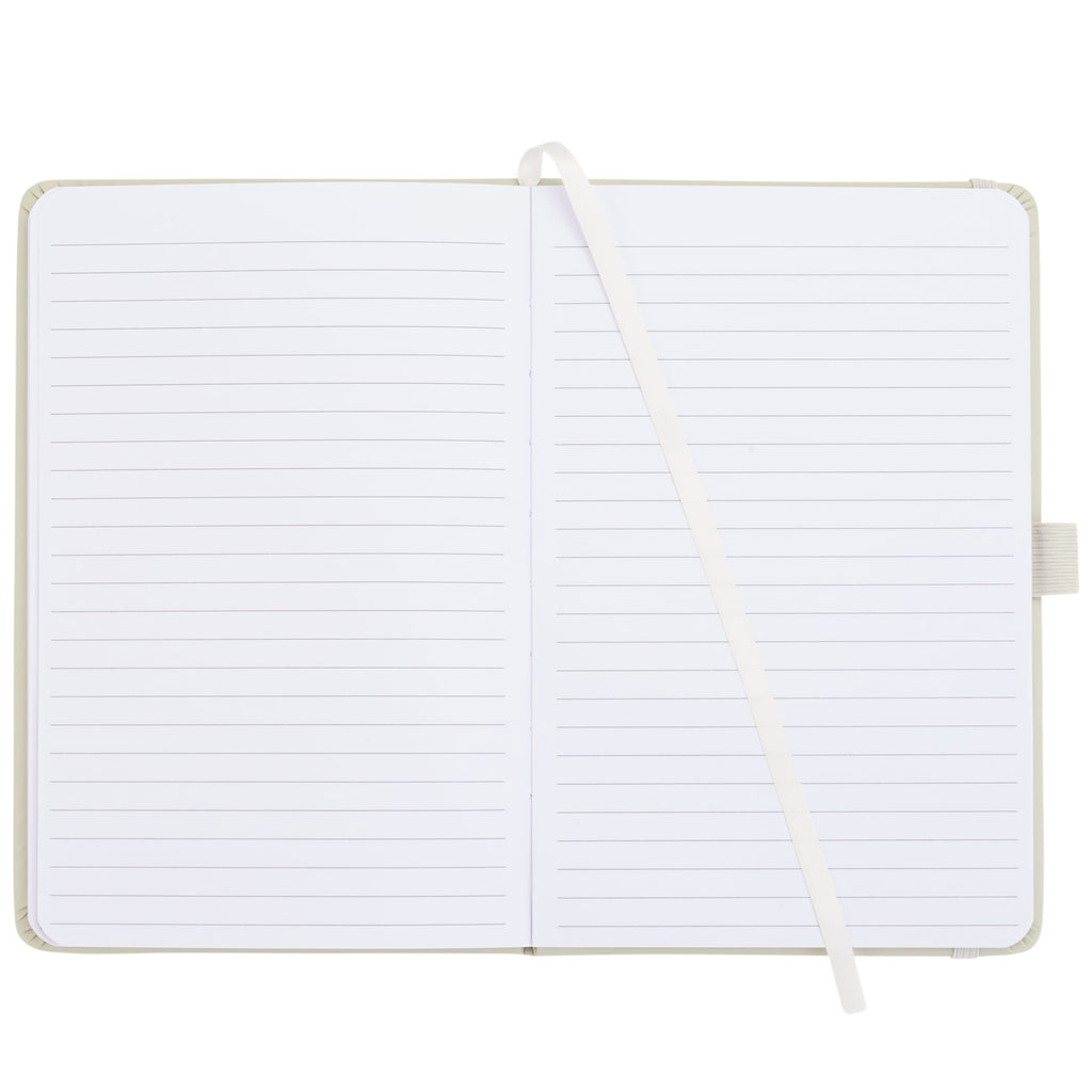 Pineapple Leather Journal, 5.5 x 8.5 Inches - Tan - Front 2