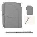 Pinnacle Jotter and Pen - Gray - Debossing