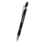 Piper Incline Pen with Stylus Laser Engraving - Black - Silk Screen