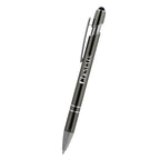Piper Incline Pen with Stylus Laser Engraving - Charcoal - Silk Screen