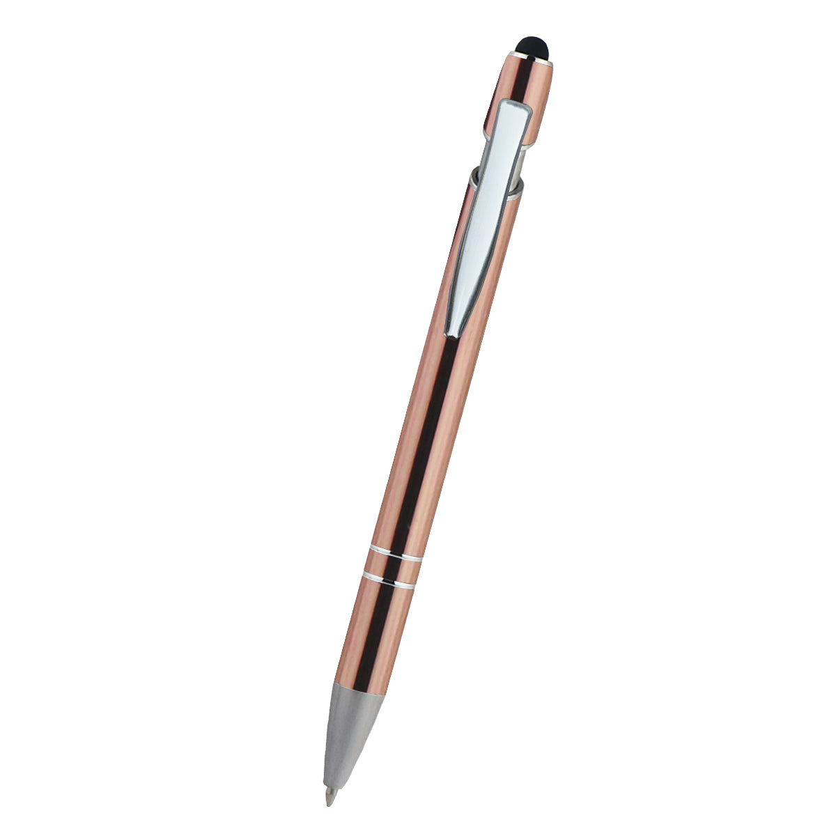 Piper Incline Pen with Stylus Laser Engraving - Copper - Front