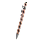 Piper Incline Pen with Stylus Laser Engraving - Copper - Silk Screen