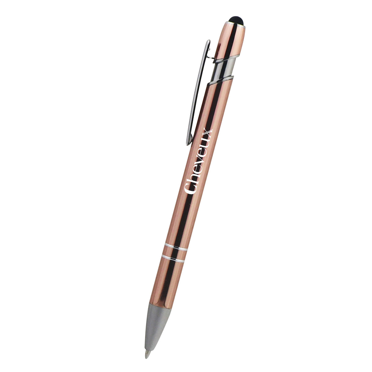 Piper Incline Pen with Stylus Laser Engraving - Copper - Silk Screen