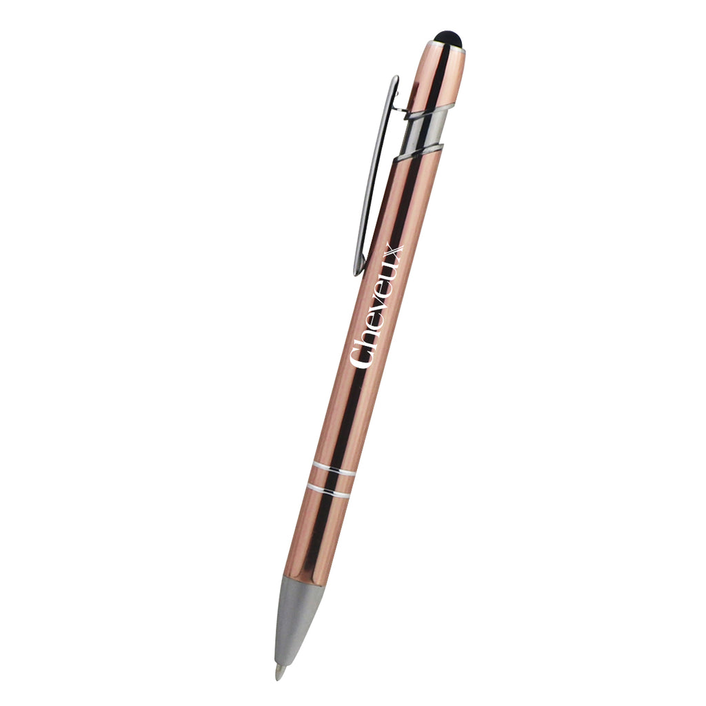 Piper Incline Pen with Stylus Laser Engraving - Copper - Silk Screen