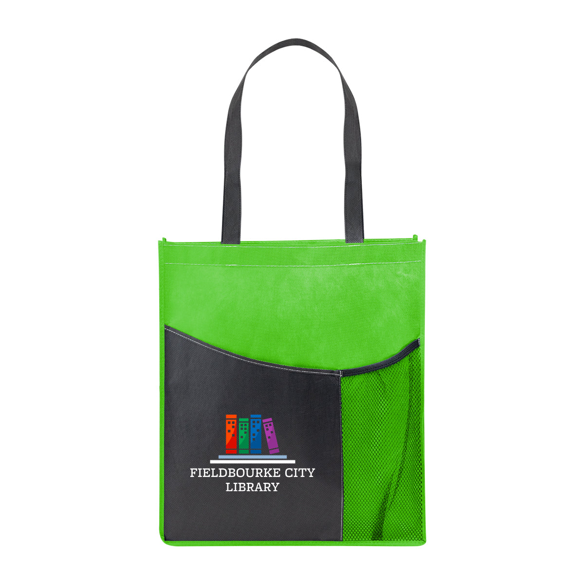 Pisces Tote Bag in Recycled PET, Non-Woven - Colorbrite