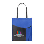 Pisces Tote Bag in Recycled PET, Non-Woven - Royal Blue - Colorbrite