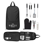 Pit Master BBQ Set in a Carrying Case, Seven Piece - Silk Screen