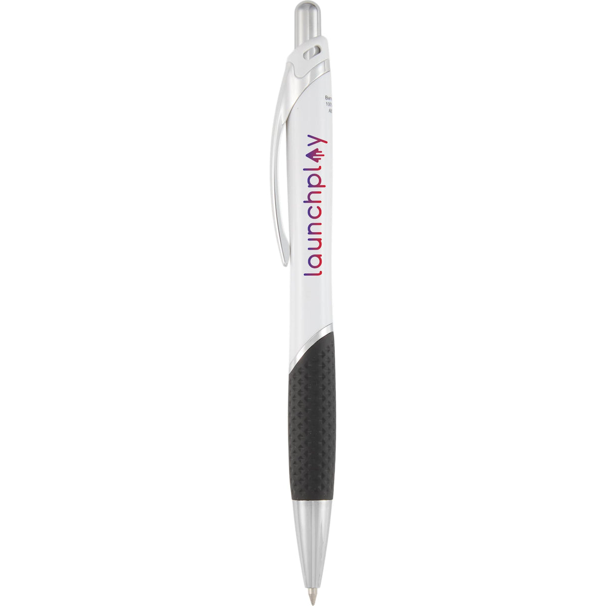Pivot Gel Pen with Color Accent Full Color - Black - Back