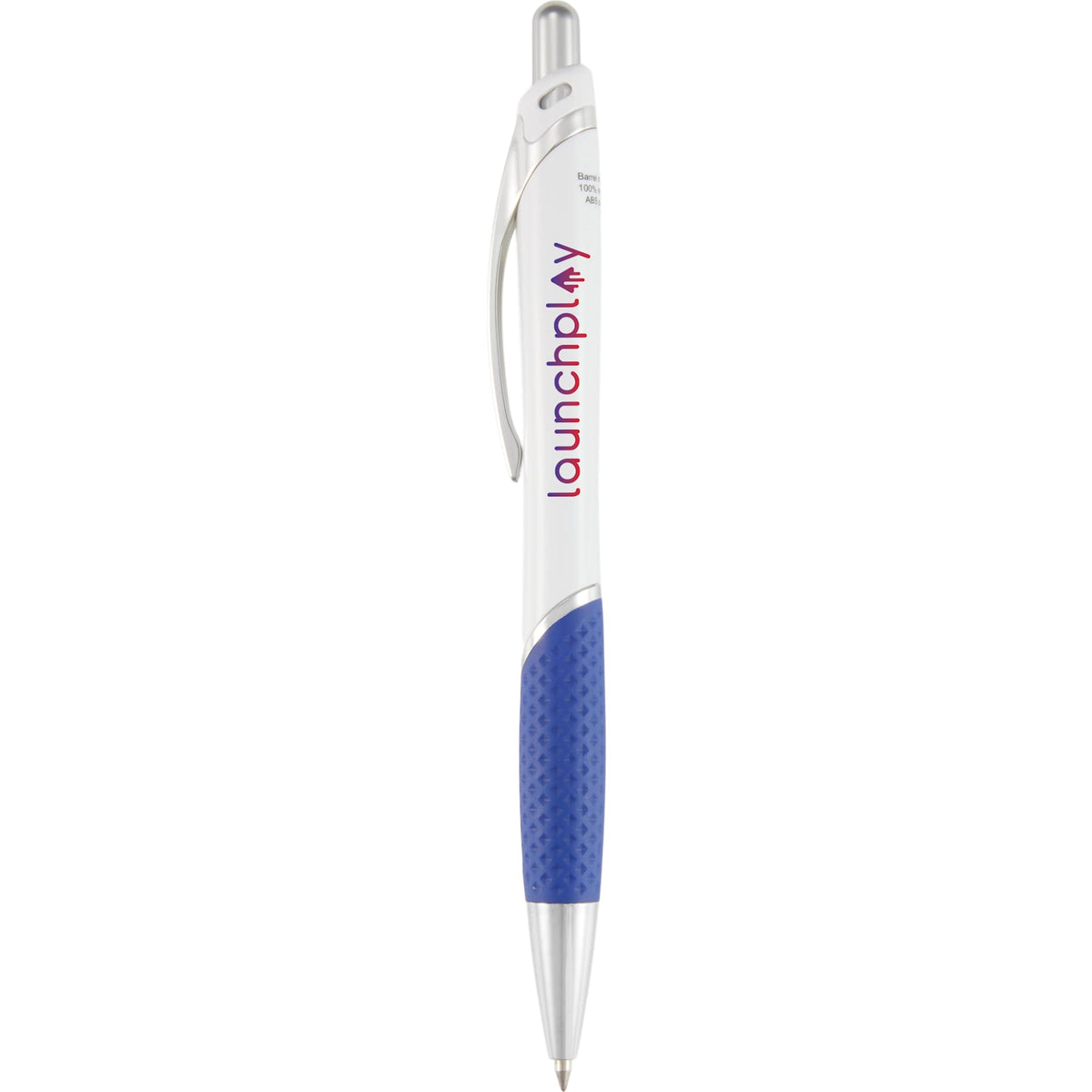 Pivot Gel Pen with Color Accent Full Color - Blue - Back