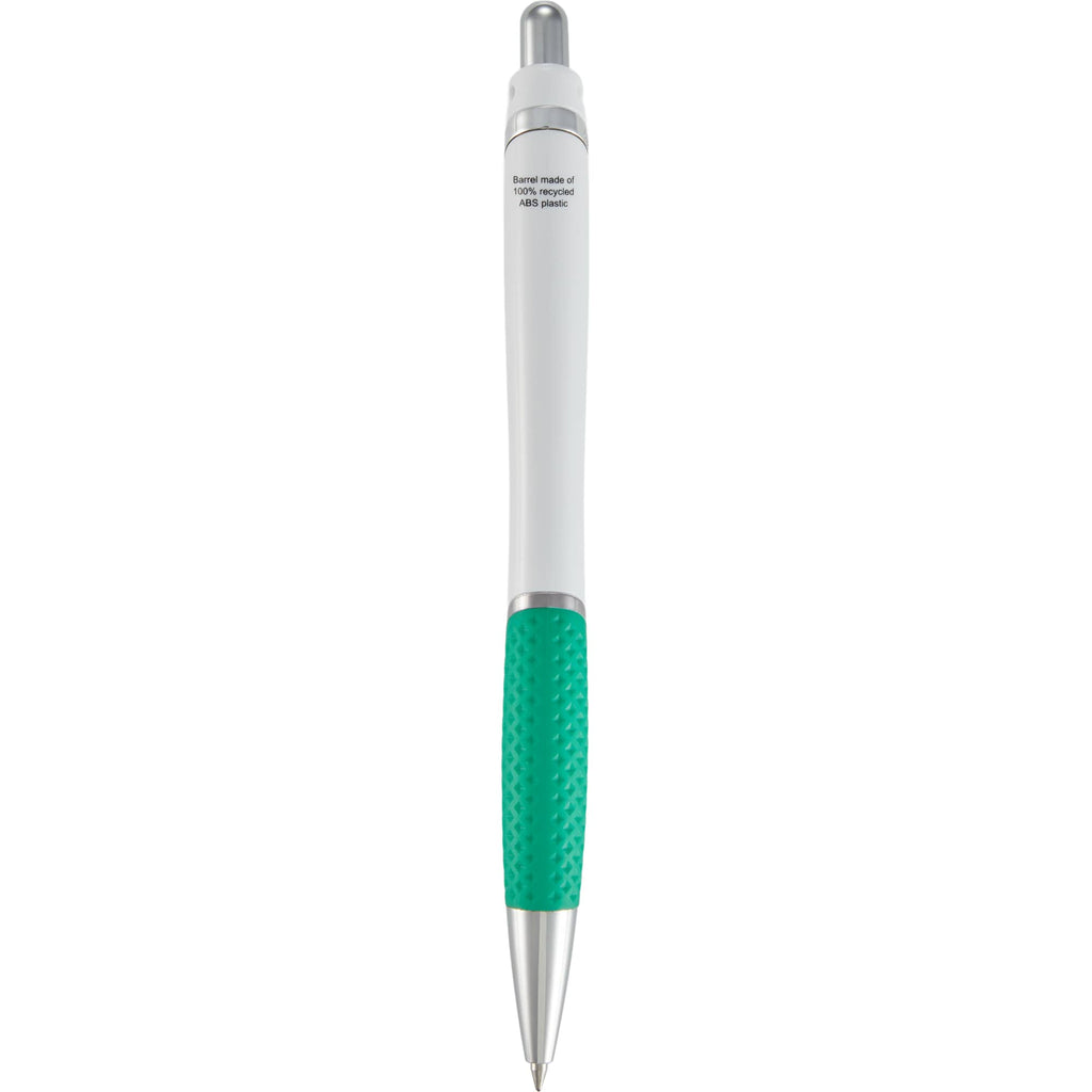 Pivot Gel Pen with Color Accent Full Color - Green - Back 2
