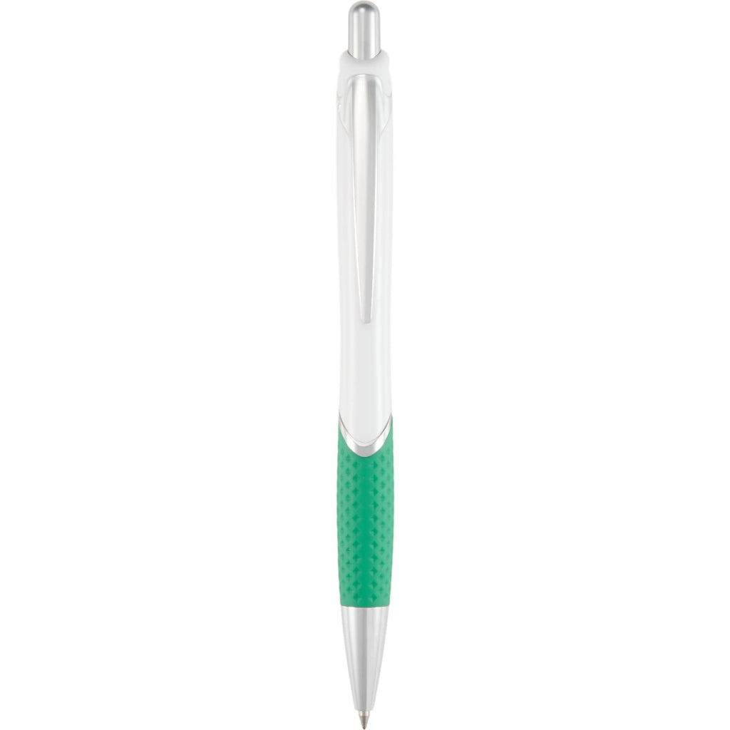 Pivot Gel Pen with Color Accent Full Color - Green - Clip