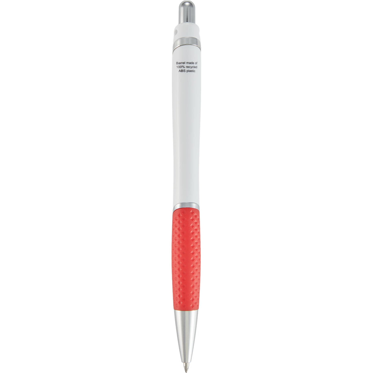 Pivot Gel Pen with Color Accent Full Color - Red - Back 2