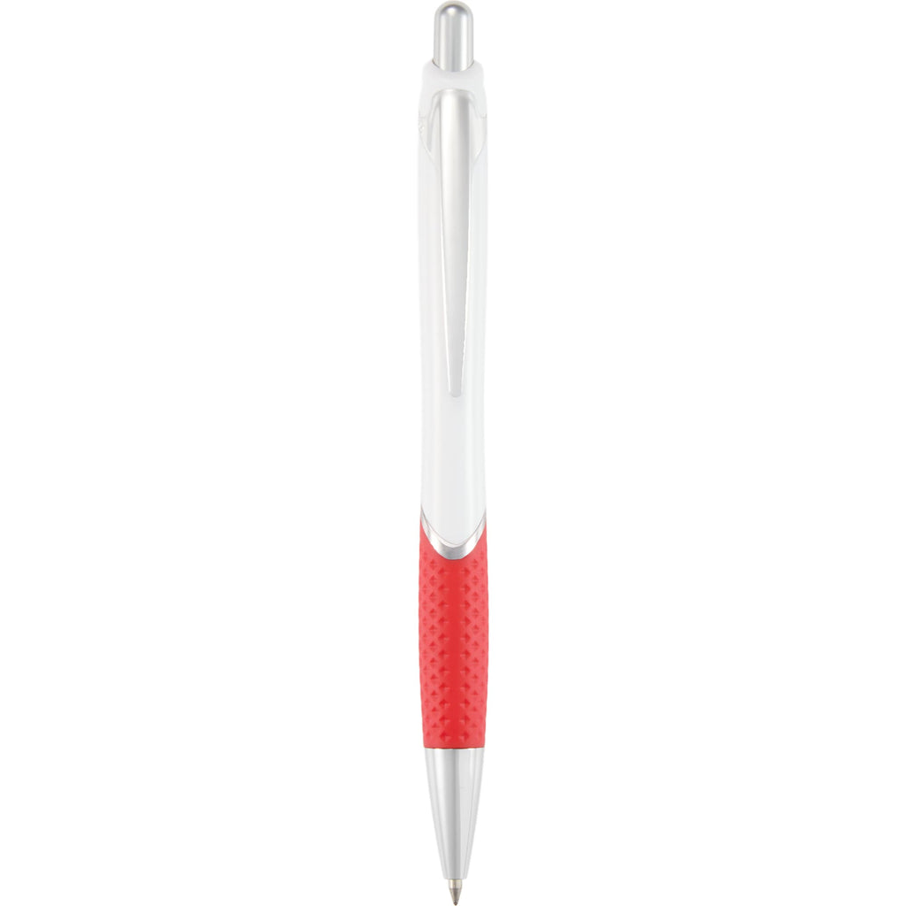 Pivot Gel Pen with Color Accent Full Color - Red - Clip