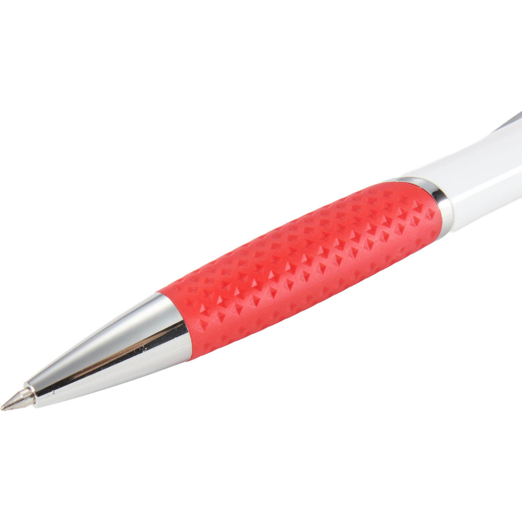 Pivot Gel Pen with Color Accent Full Color - Red - Detail