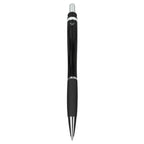 Pivot Gel Pen with Rubber Grip in Recycled Plastic - Black - Back