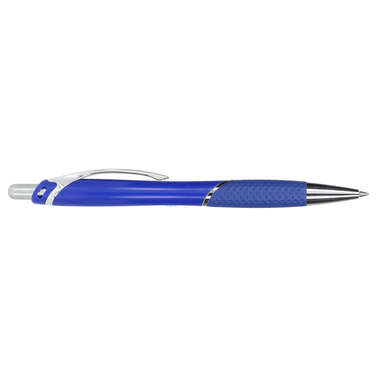 Pivot Gel Pen with Rubber Grip in Recycled Plastic - Blue - Right Side 2