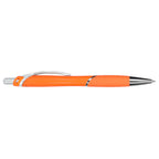 Pivot Gel Pen with Rubber Grip in Recycled Plastic Full Color - Orange - Right Side 2