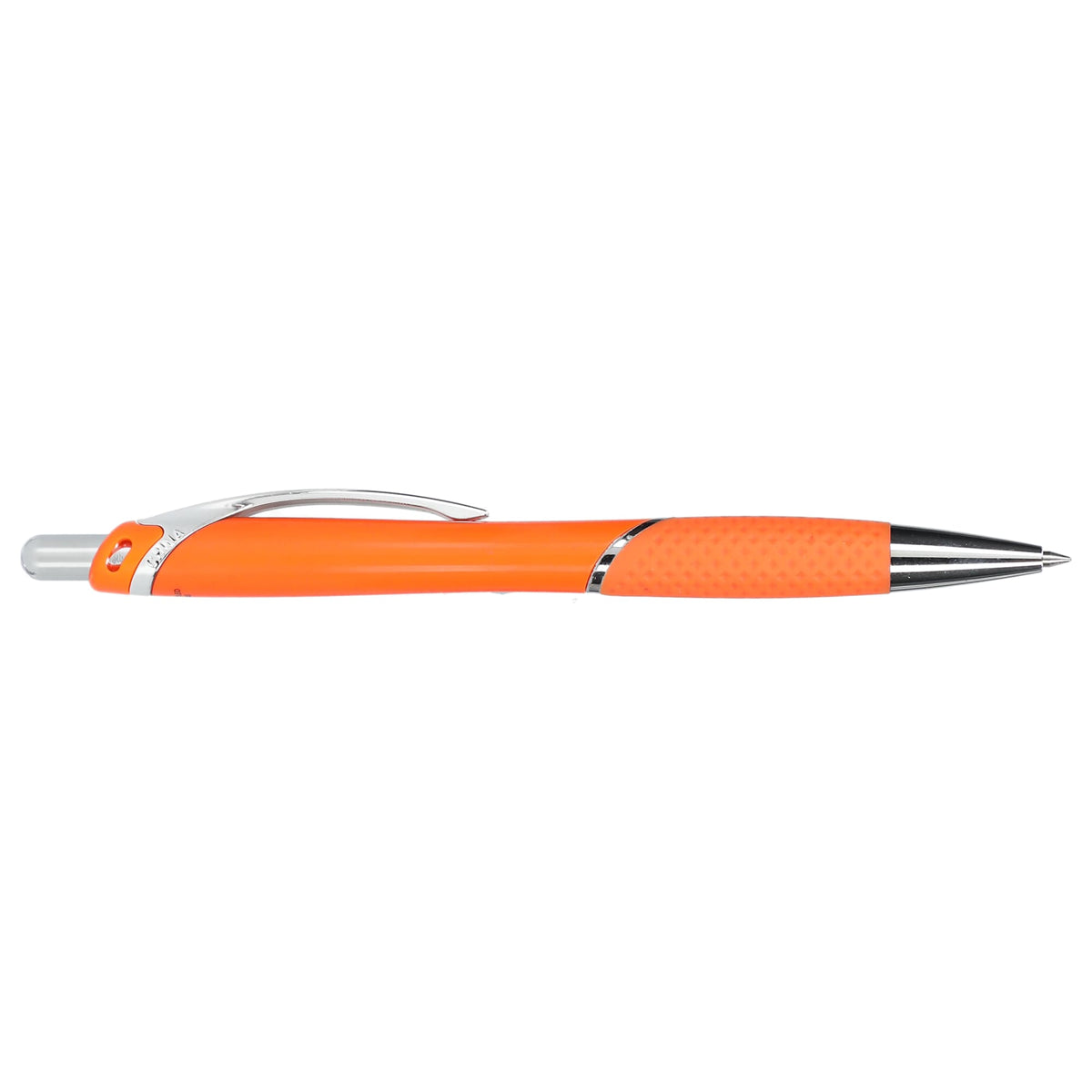 Pivot Gel Pen with Rubber Grip in Recycled Plastic Full Color - Orange - Right Side 2