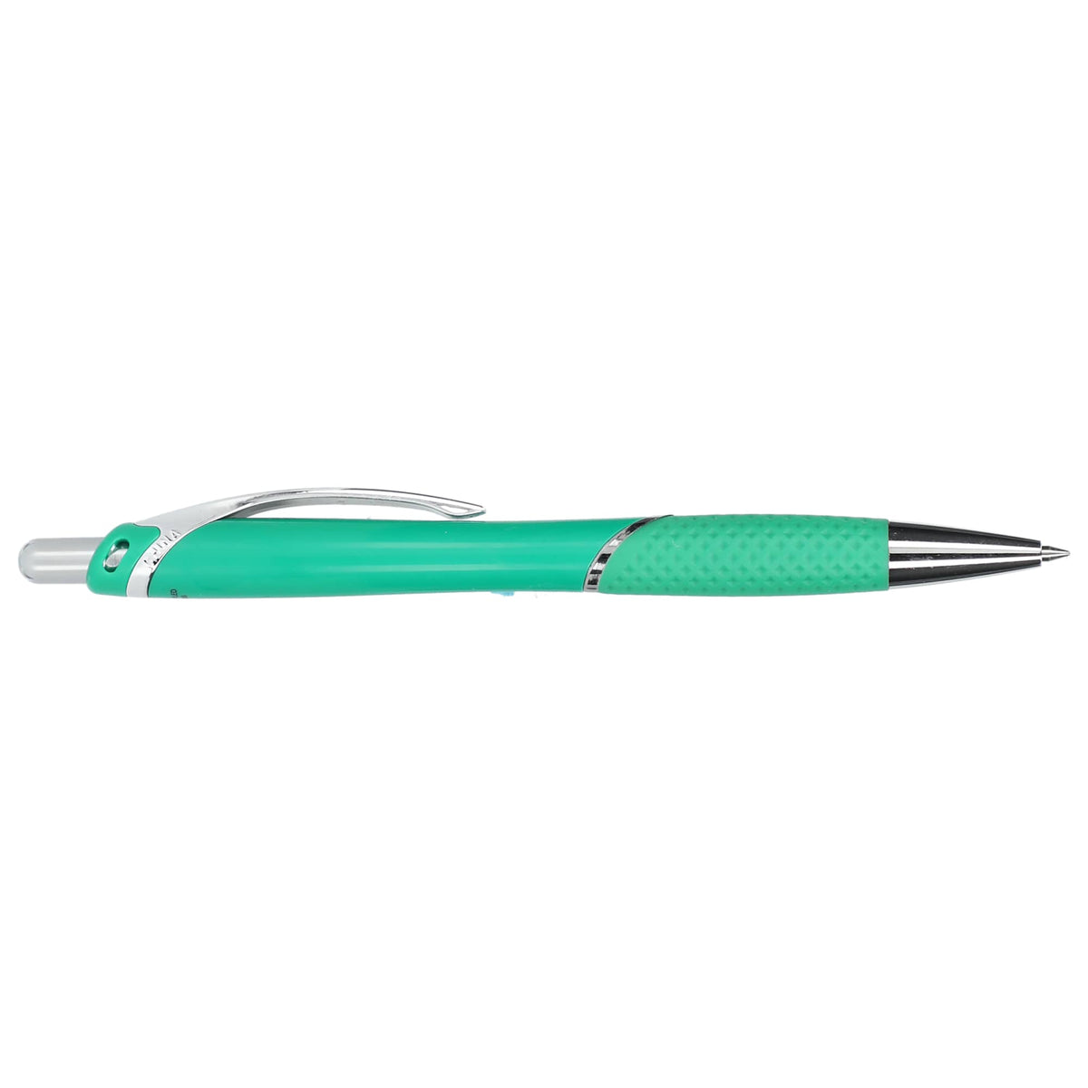 Pivot Gel Pen with Rubber Grip in Recycled Plastic - Green - Right Side 2