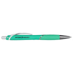 Pivot Gel Pen with Rubber Grip in Recycled Plastic - Green - Right Side