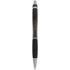 Pivot Translucent Gel Pen in Recycled Plastic Full Color - Black - Back