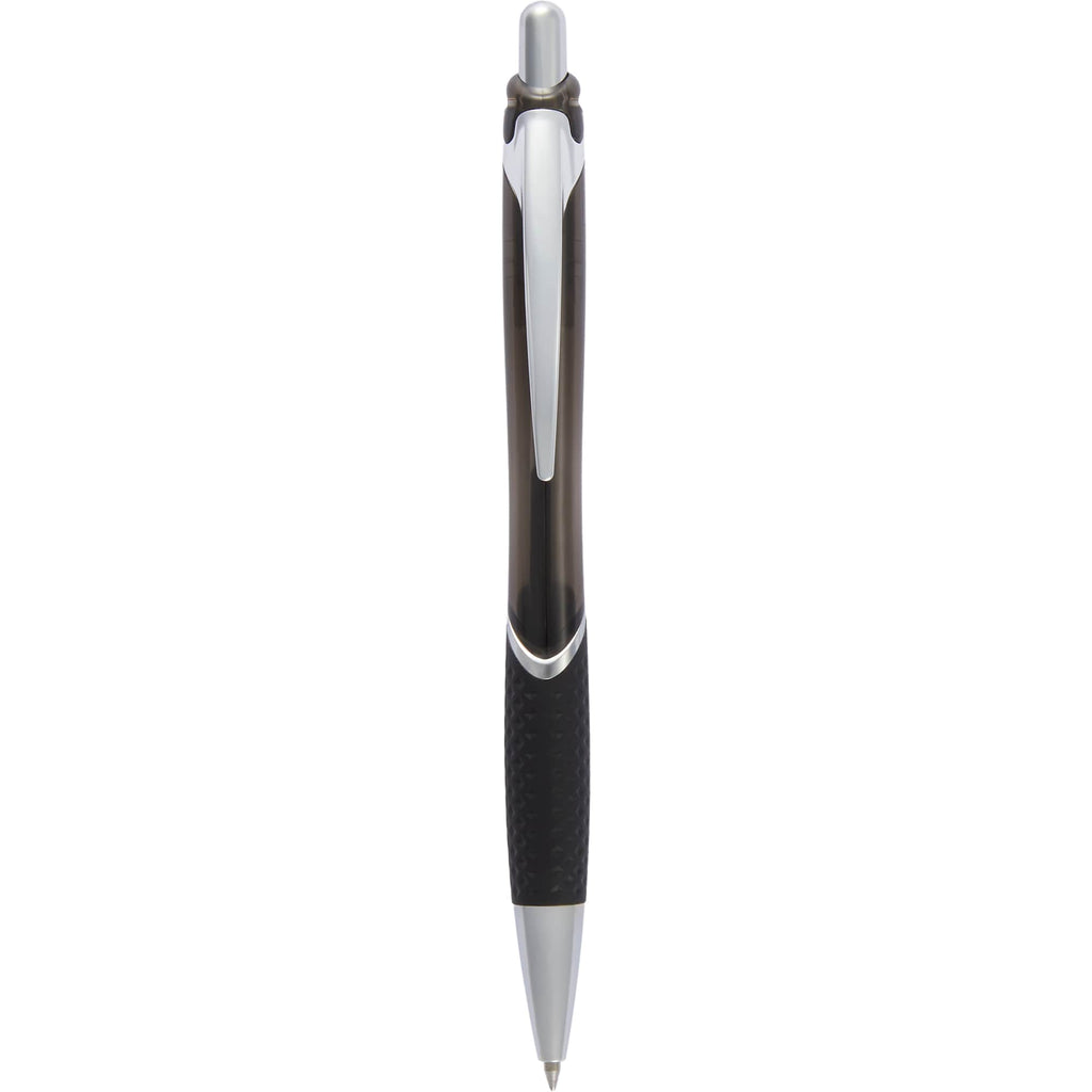 Pivot Translucent Gel Pen in Recycled Plastic Full Color - Black - Clip
