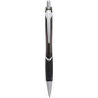 Pivot Translucent Gel Pen in Recycled Plastic Full Color - Black - Clip