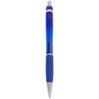 Pivot Translucent Gel Pen in Recycled Plastic Full Color - Blue - Back