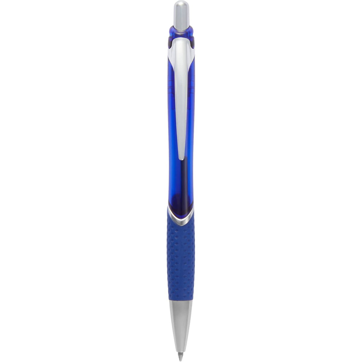 Pivot Translucent Gel Pen in Recycled Plastic Full Color - Blue - Clip