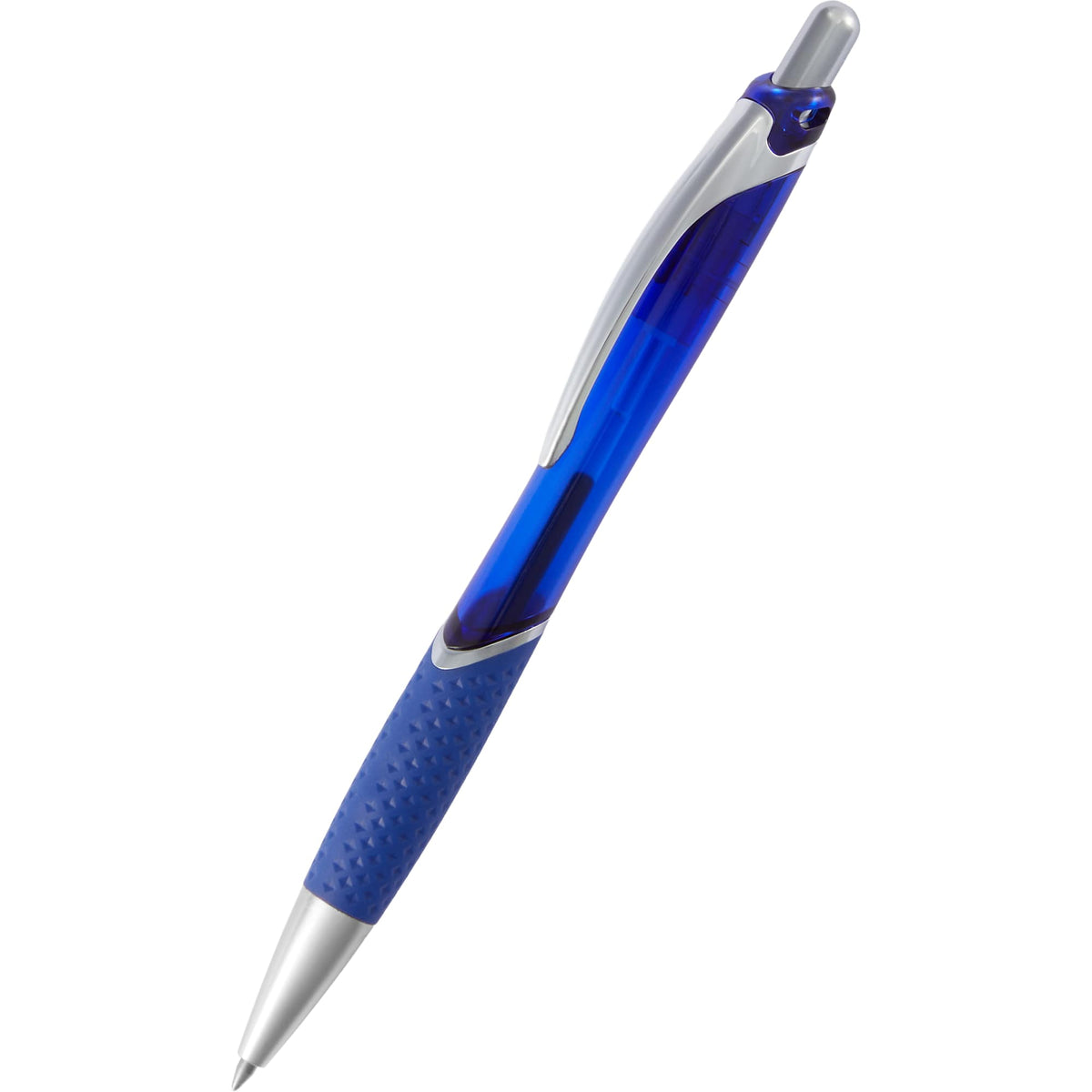 Pivot Translucent Gel Pen in Recycled Plastic Full Color - Blue - Detail 3