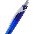 Pivot Translucent Gel Pen in Recycled Plastic Full Color - Blue - Detail