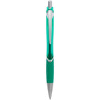 Pivot Translucent Gel Pen in Recycled Plastic Full Color - Green - Clip