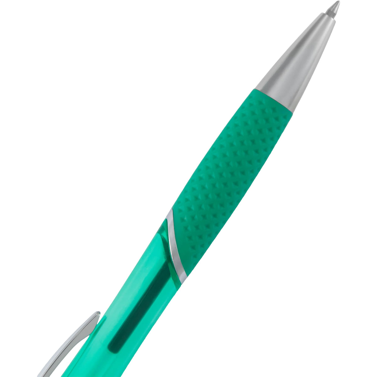 Pivot Translucent Gel Pen in Recycled Plastic Full Color - Green - Detail 2