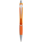Pivot Translucent Gel Pen in Recycled Plastic Full Color - Orange - Clip
