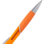 Pivot Translucent Gel Pen in Recycled Plastic Full Color - Orange - Detail 2