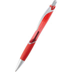 Pivot Translucent Gel Pen in Recycled Plastic Full Color - Red - Detail 3