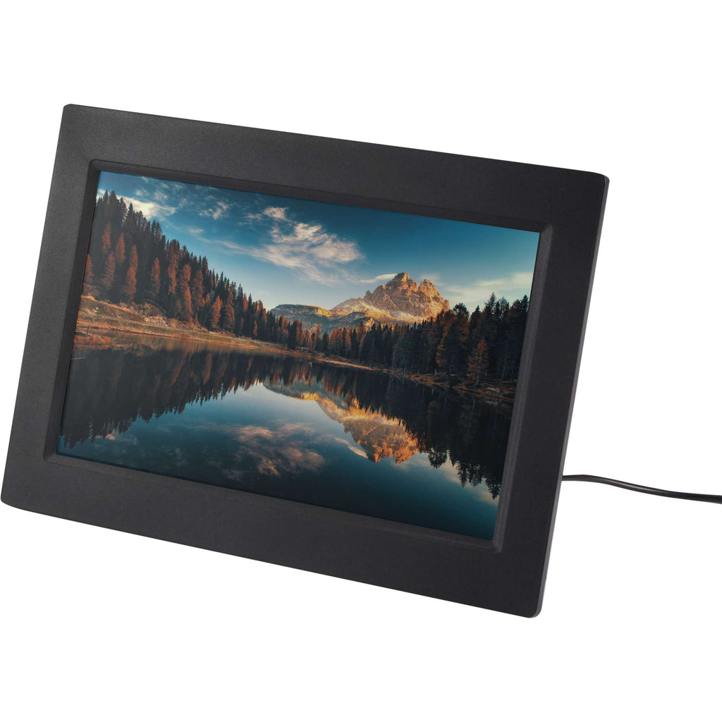 Pixi Wifi Digital Photo Frame, 10.1 Inch - Black - Left Angle