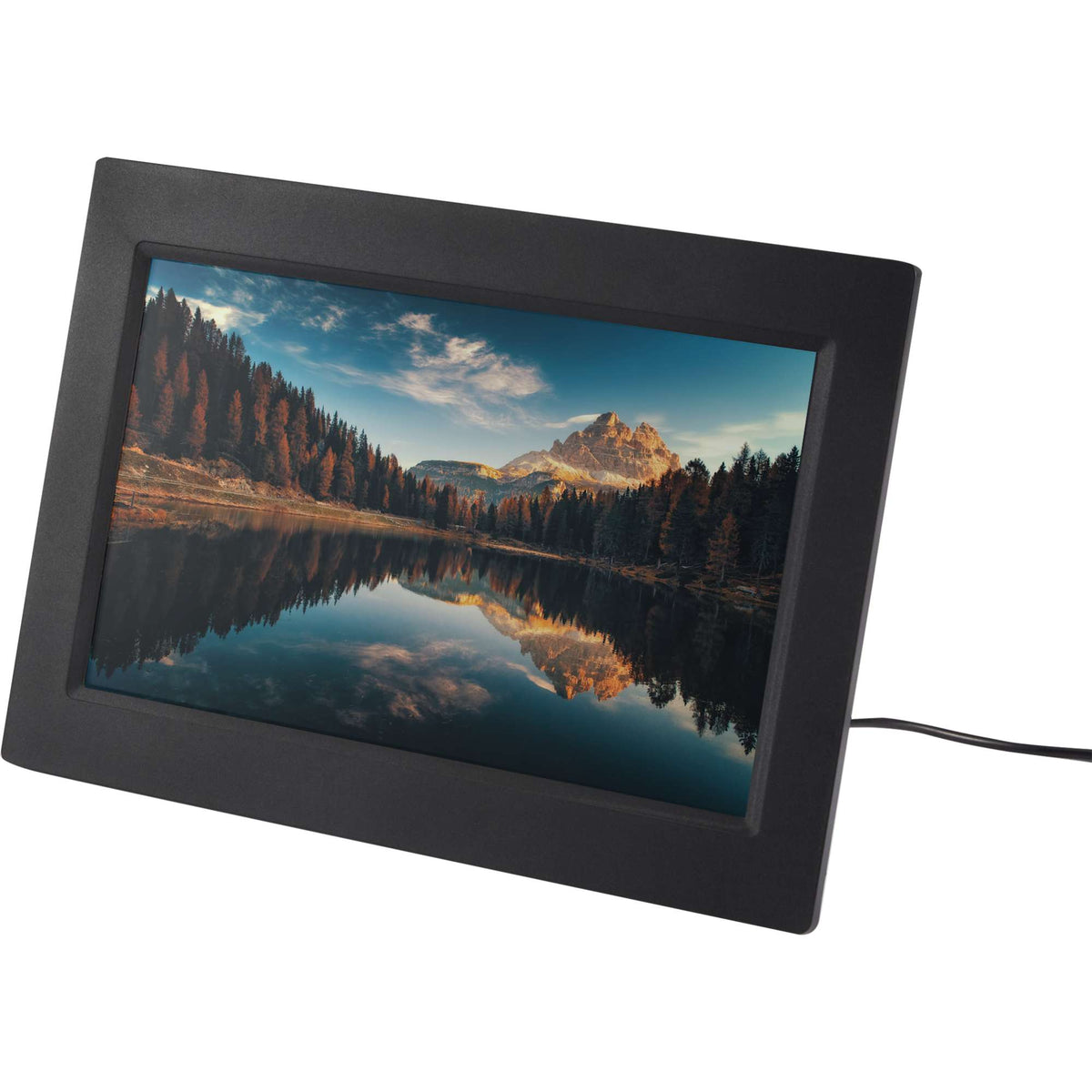 Pixi Wifi Digital Photo Frame, 10.1 Inch - Black - Left Angle