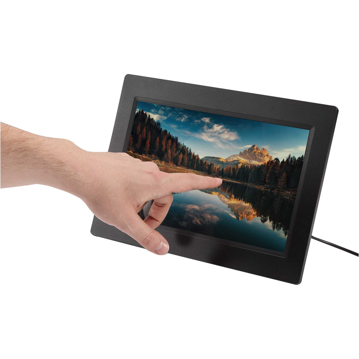Pixi Wifi Digital Photo Frame, 10.1 Inch - Black - Propped